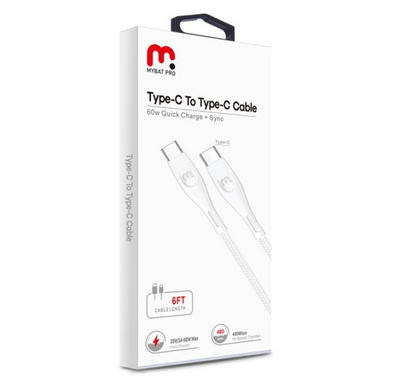 USB-C to USB-C high-speed charging cable